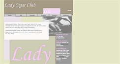 Desktop Screenshot of ladycigarclub.com